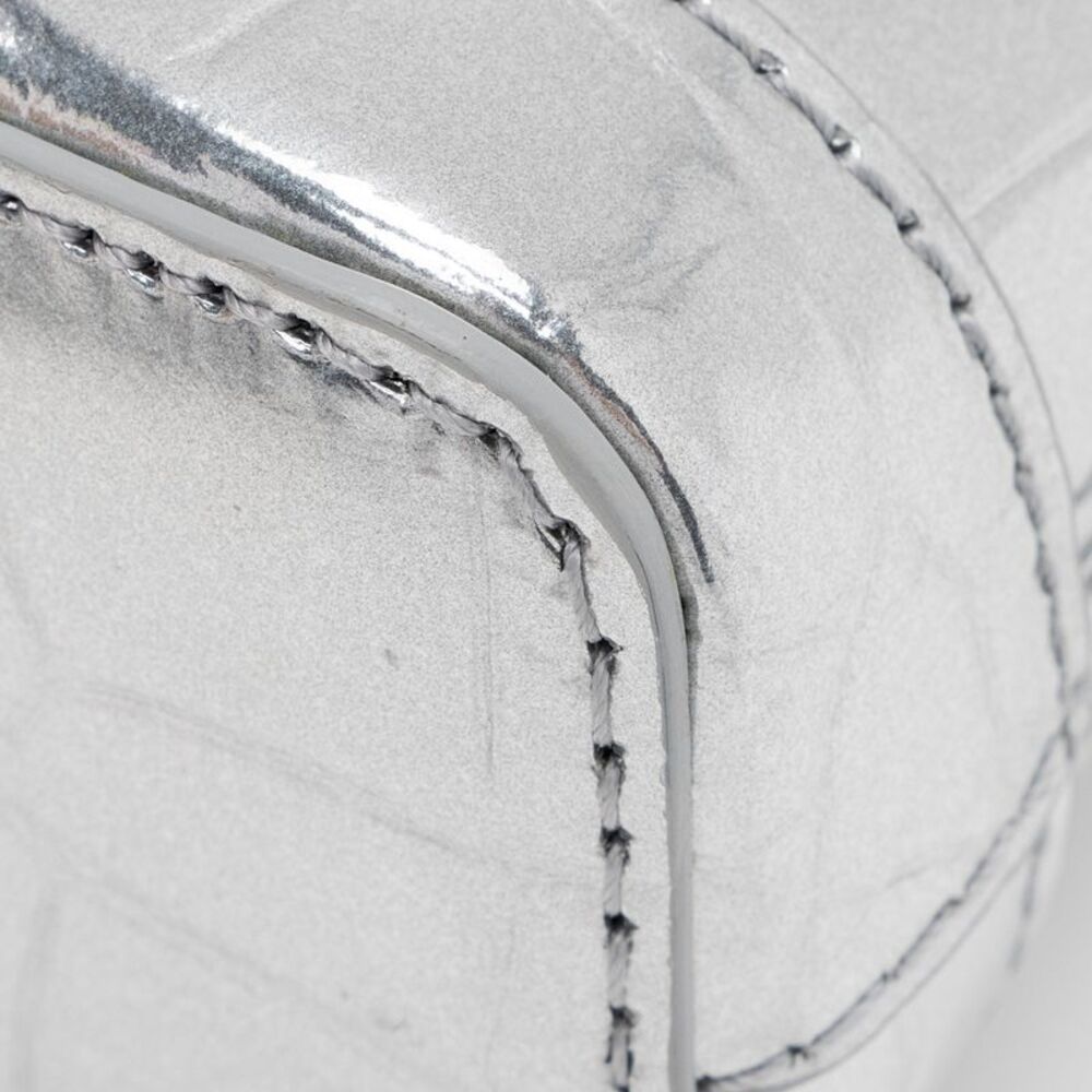 Balenciaga Metallic Croc Embossed Ville Mini Top Handle - Picture 15 of 15